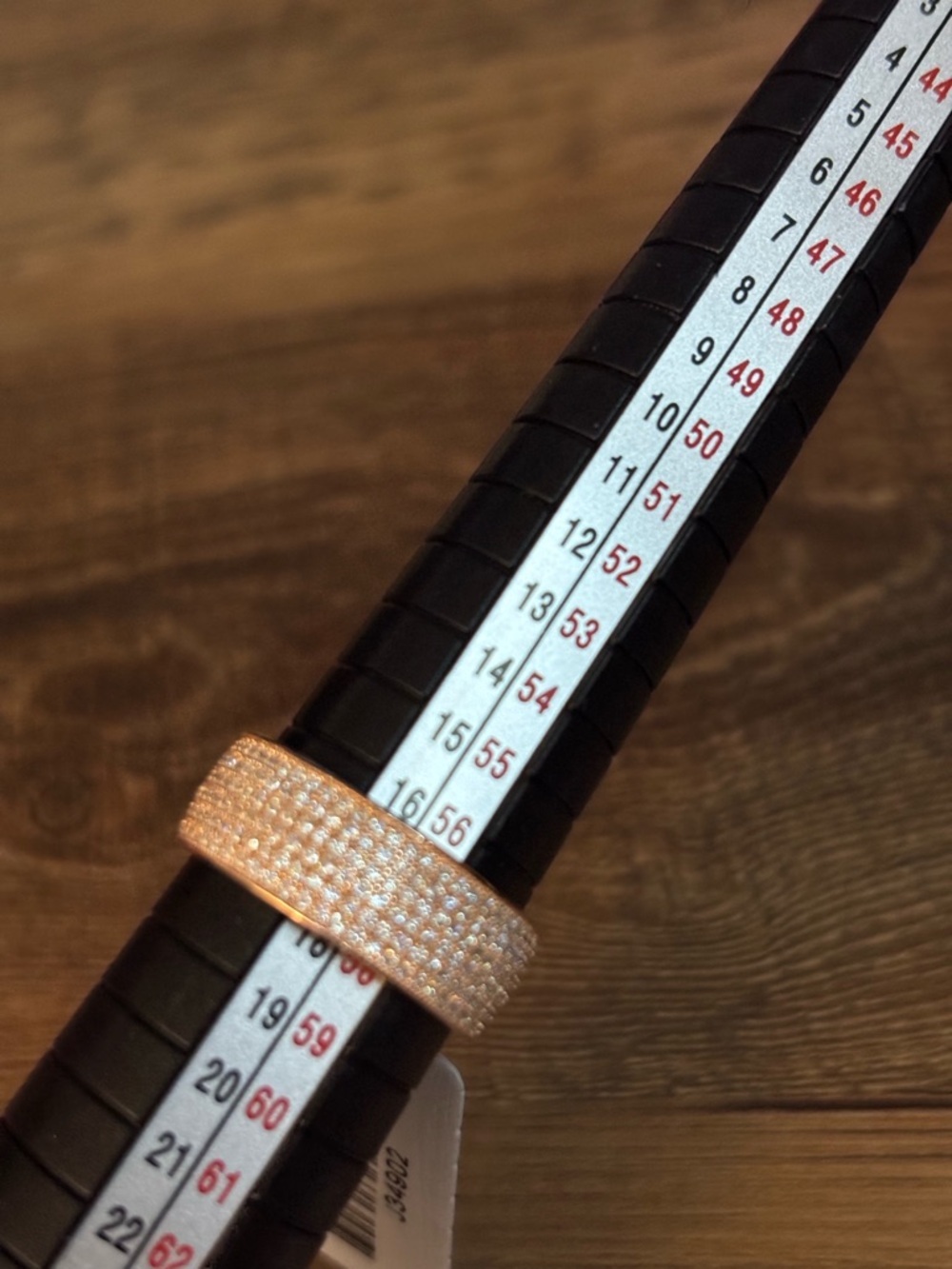 Rose Gold Pave Eternity Band Ring - Women's Jewelry